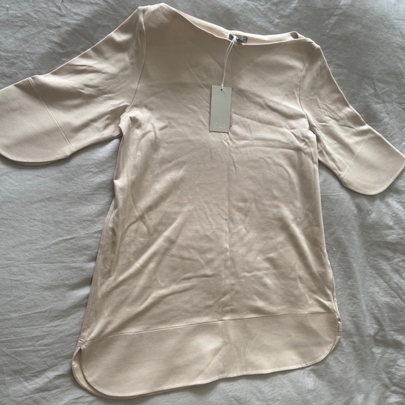 COS bridge blouse, NEW size medium, cream boat neck - Picture 1 of 9